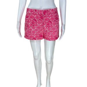 PRE-OWNED - Southern Tide Pink Printed Shorts Size 4